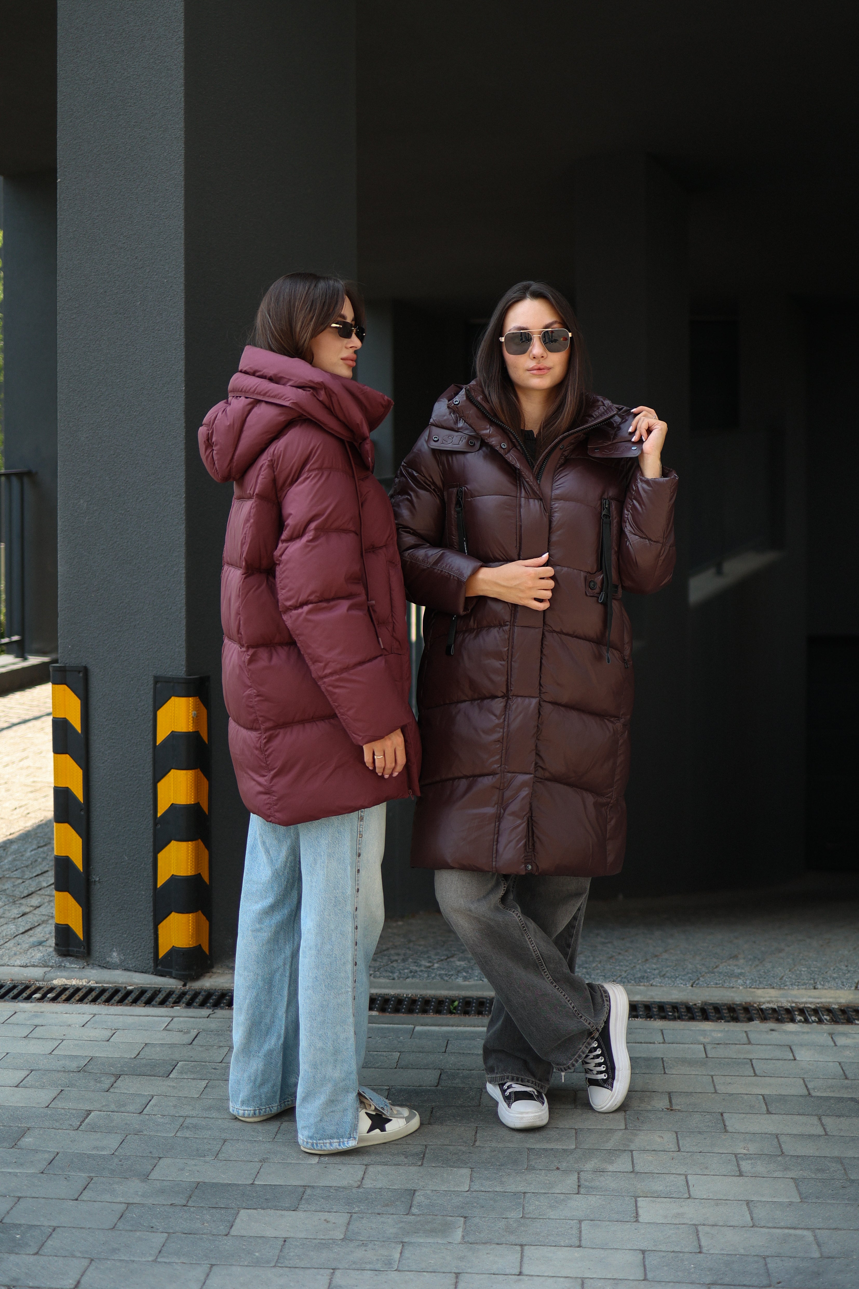 Burgundy Crush Insulated Bio-Down Coat