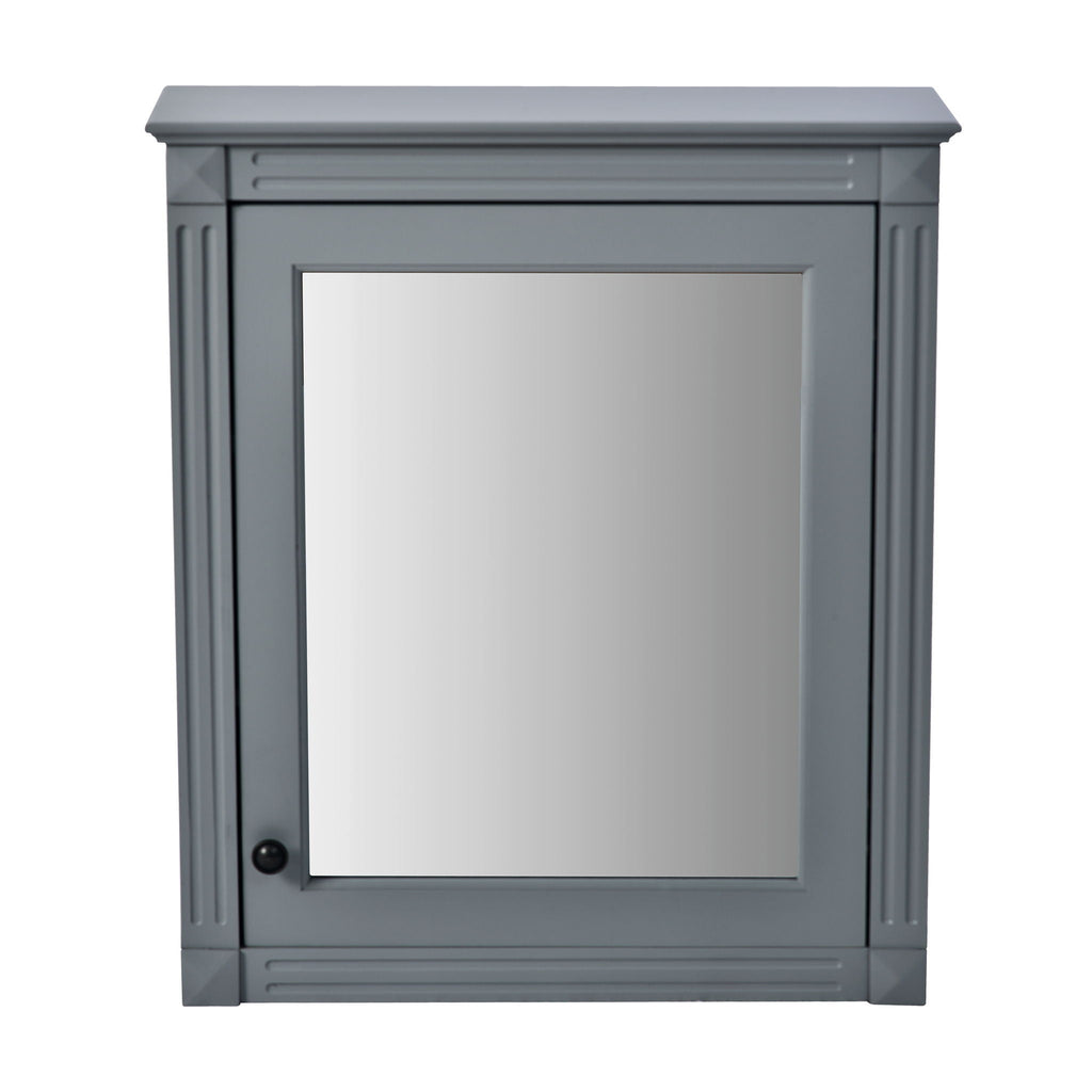 Wall Mounted Bathroom Storage Cabinet With Mirror, Medicine Cabinet With Height Adjustable Shelf