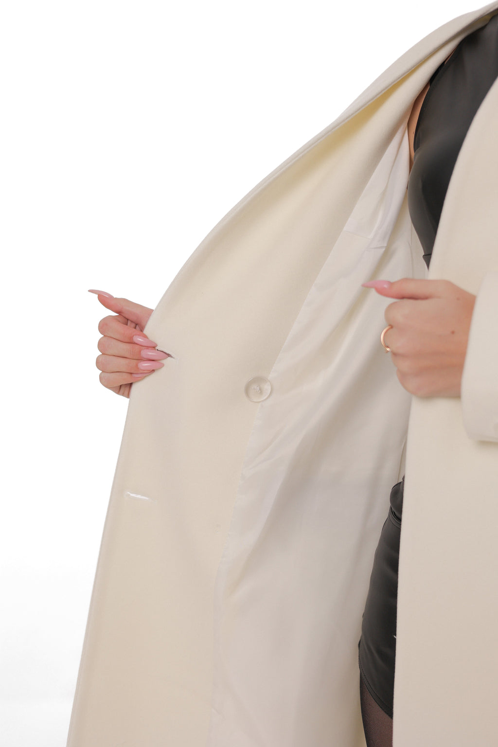 Amelia Longline Cashmere Blend Coat