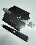 IRonManRc Limitless V2 Carbon Fiber Wide Chasis W/ Top Brace (POLOISHED CHROME)