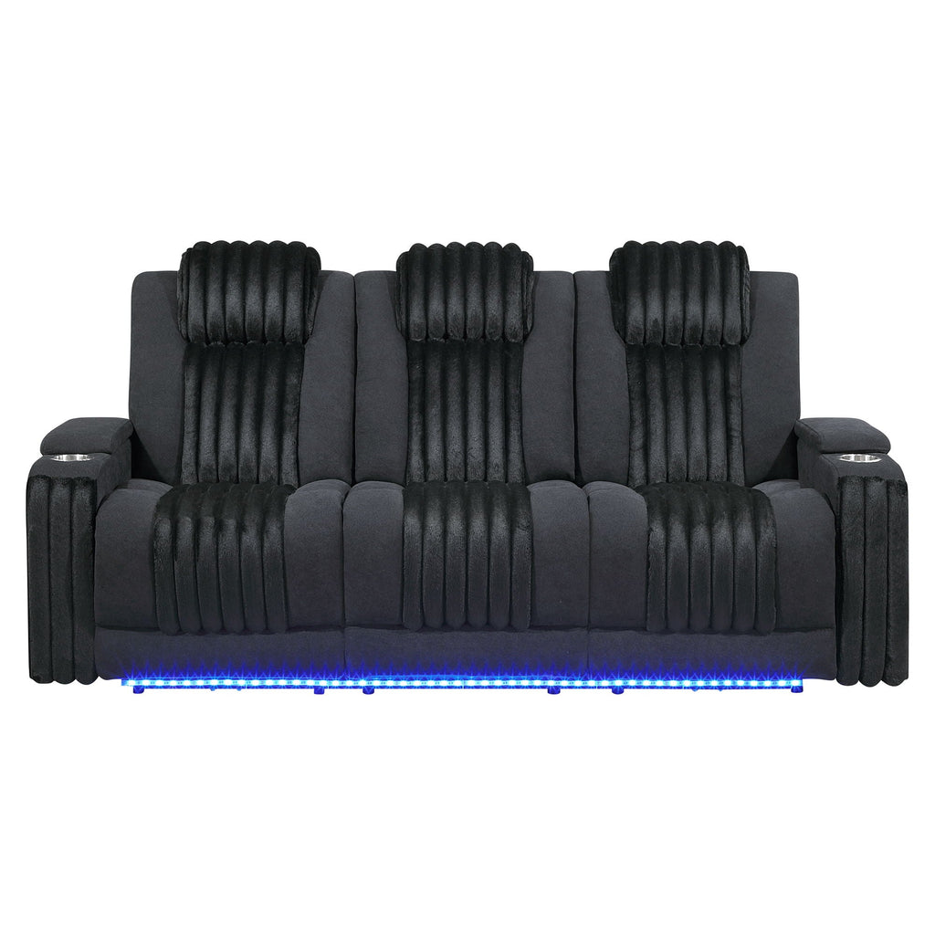 Duran - Power Reclining Sofa With Power Headrest