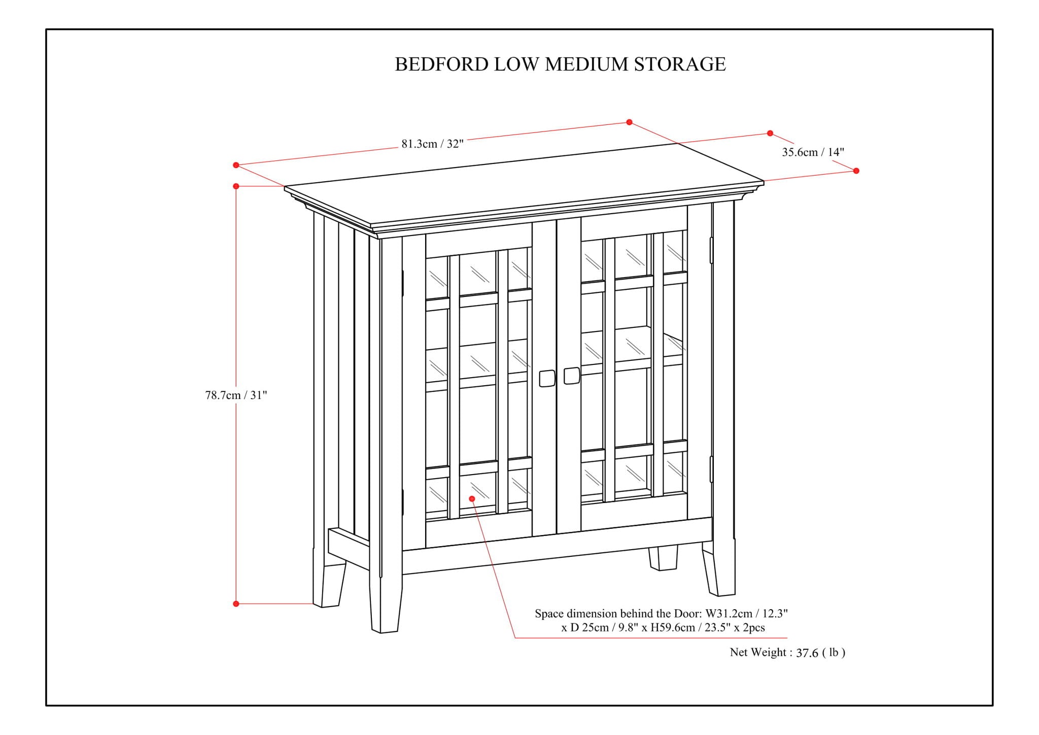 Bedford - Storage Media Cabinet