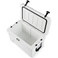 45 Quart Portable Hard Cooler Insulated Ice Chest Keeps Cool for up to 6 Days