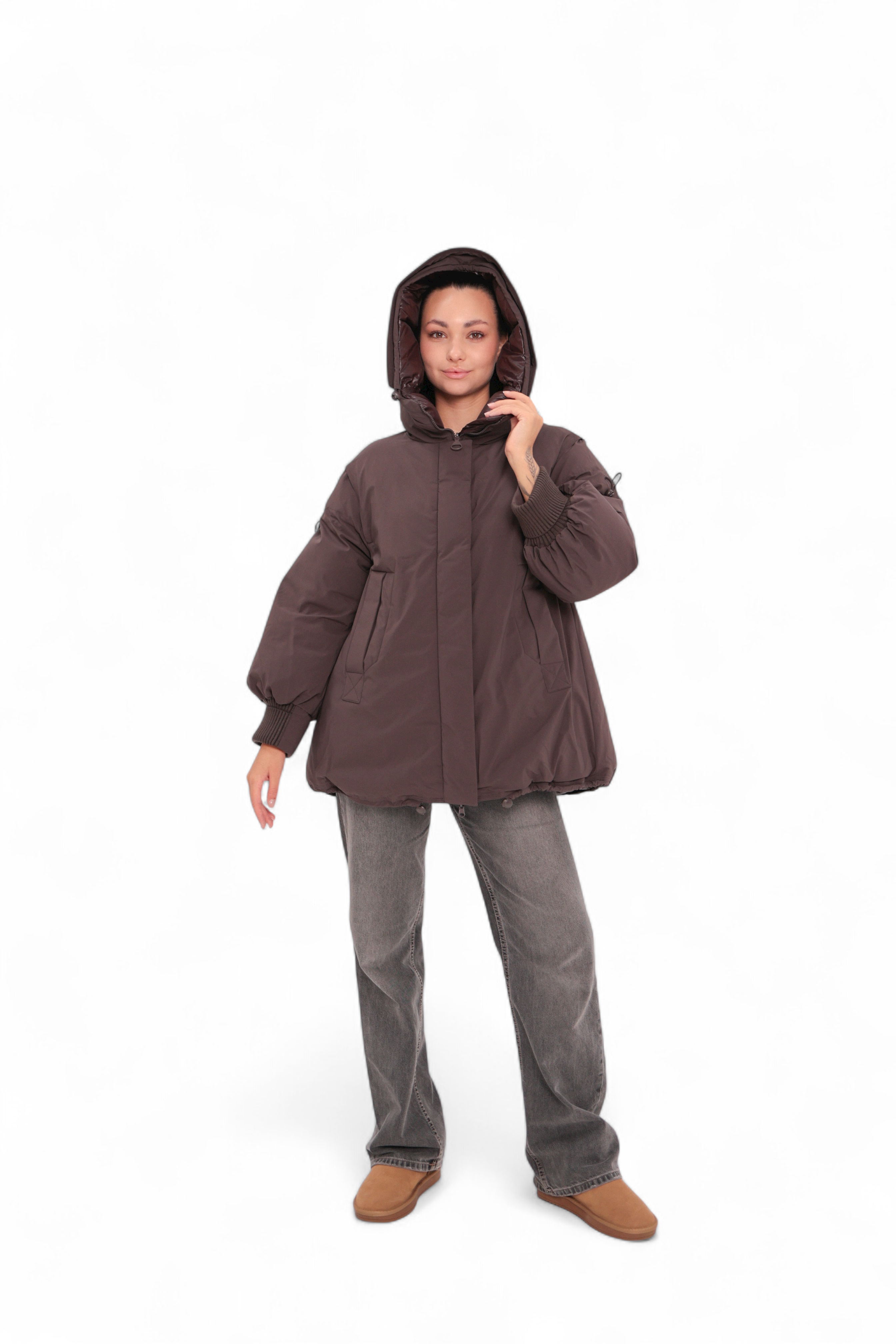⇆ Reversible 2 in 1 Insulated Bio-Down Winter Coat