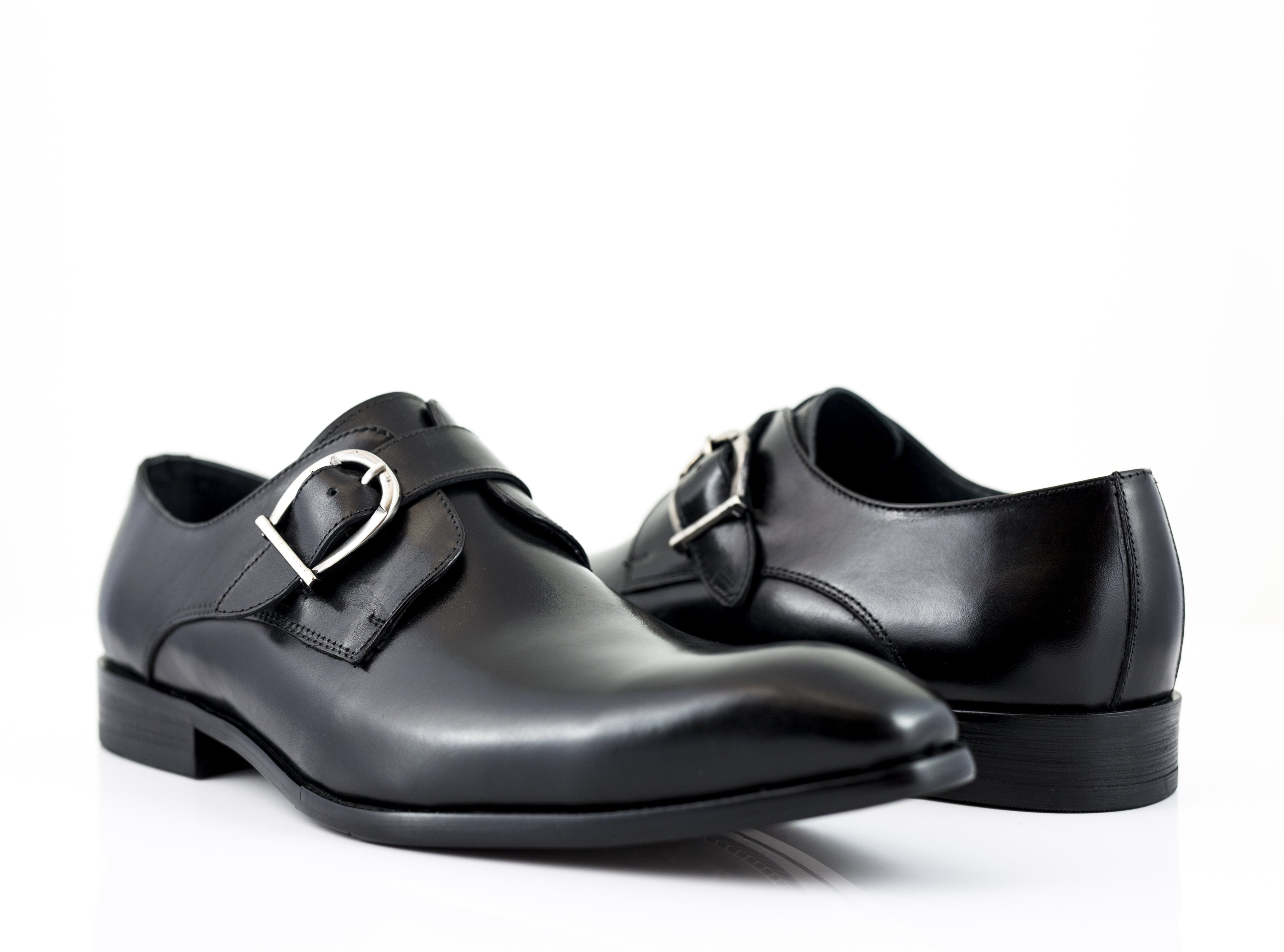 Calfskin Monkstrap Black