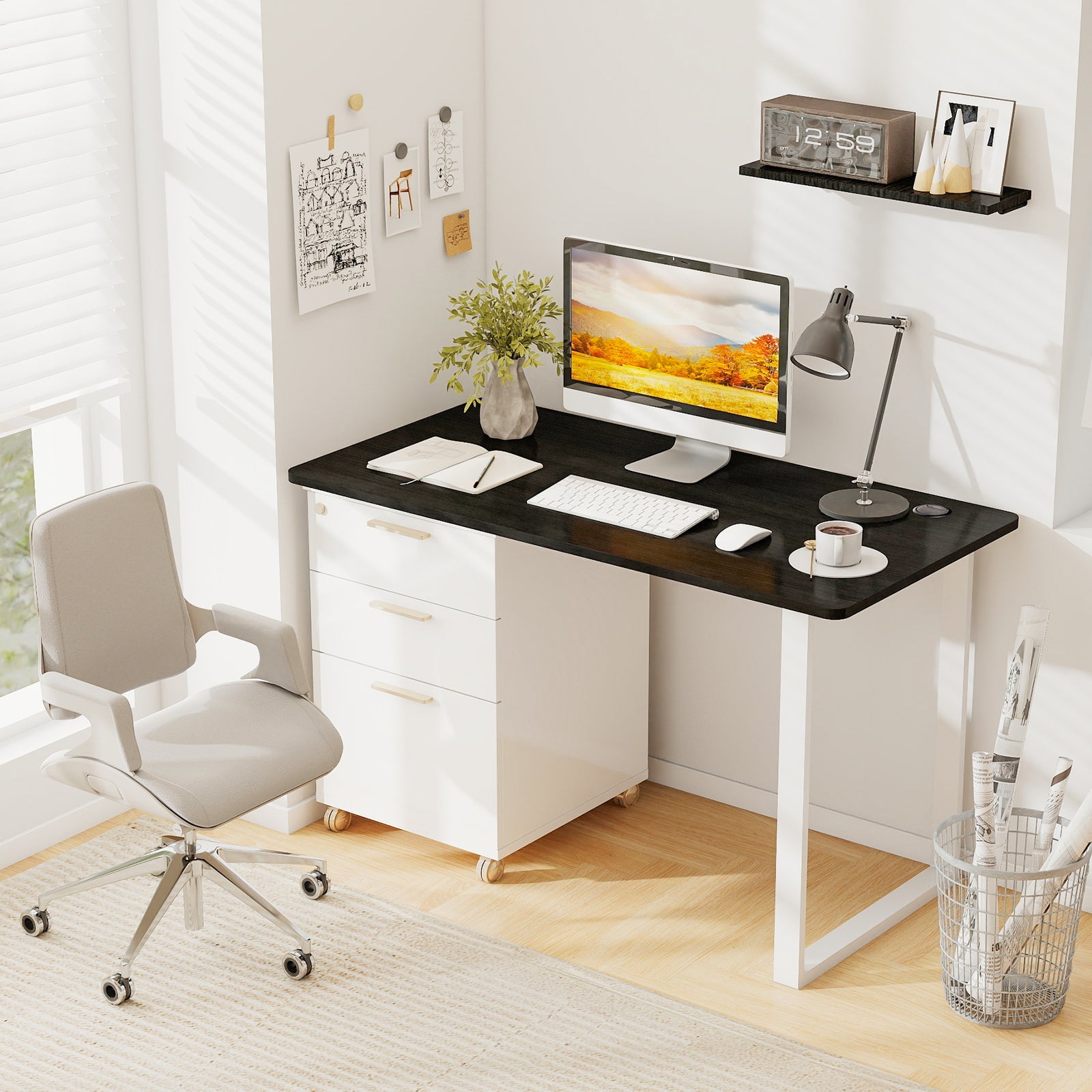 47‚Äù x 24‚Äù Universal Tabletop for Standard and Standing Desk Frame