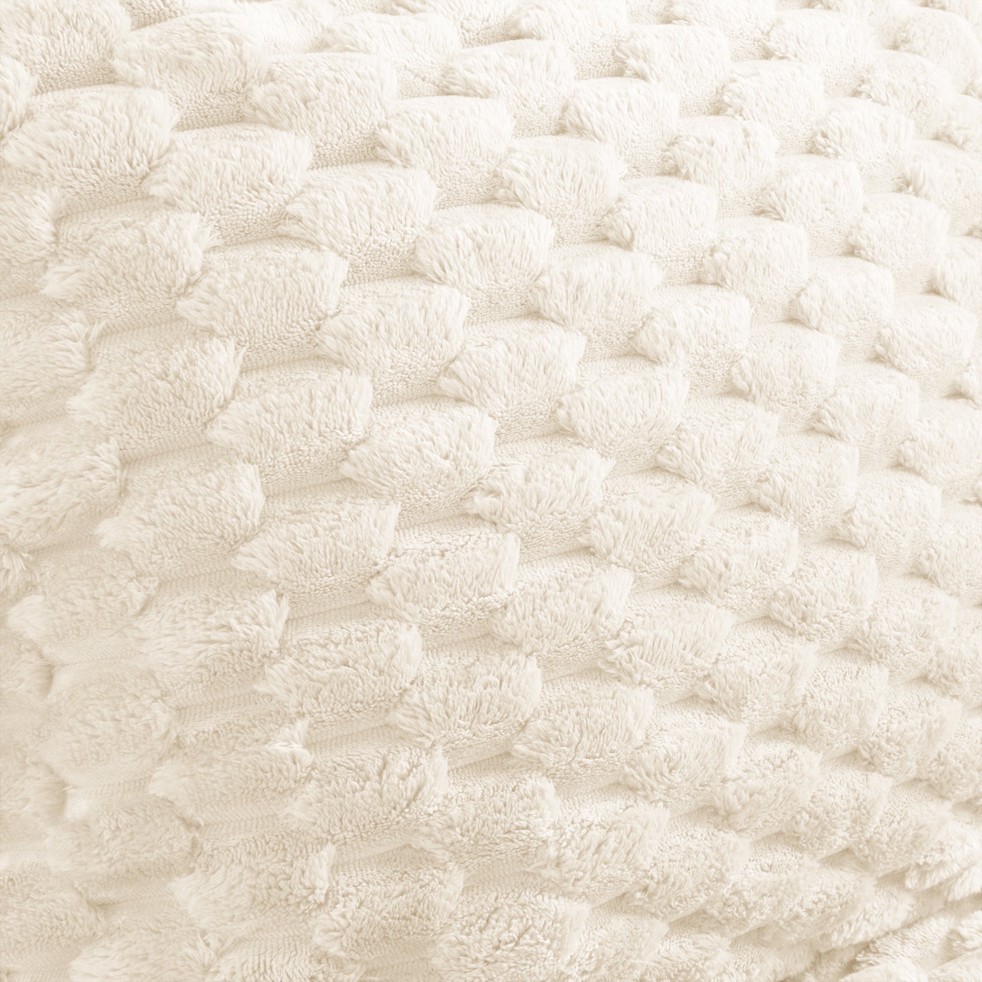 Sectional Sofa Modular Flannelette Cream Deep Seat 2 Seat No Assembly