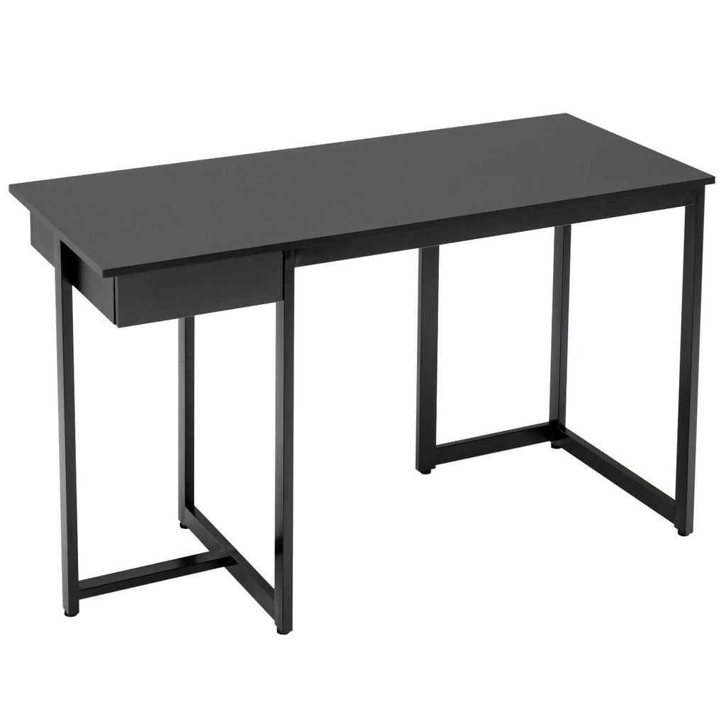 48 Inch Computer Desk with Metal Frame and Adjustable Pads