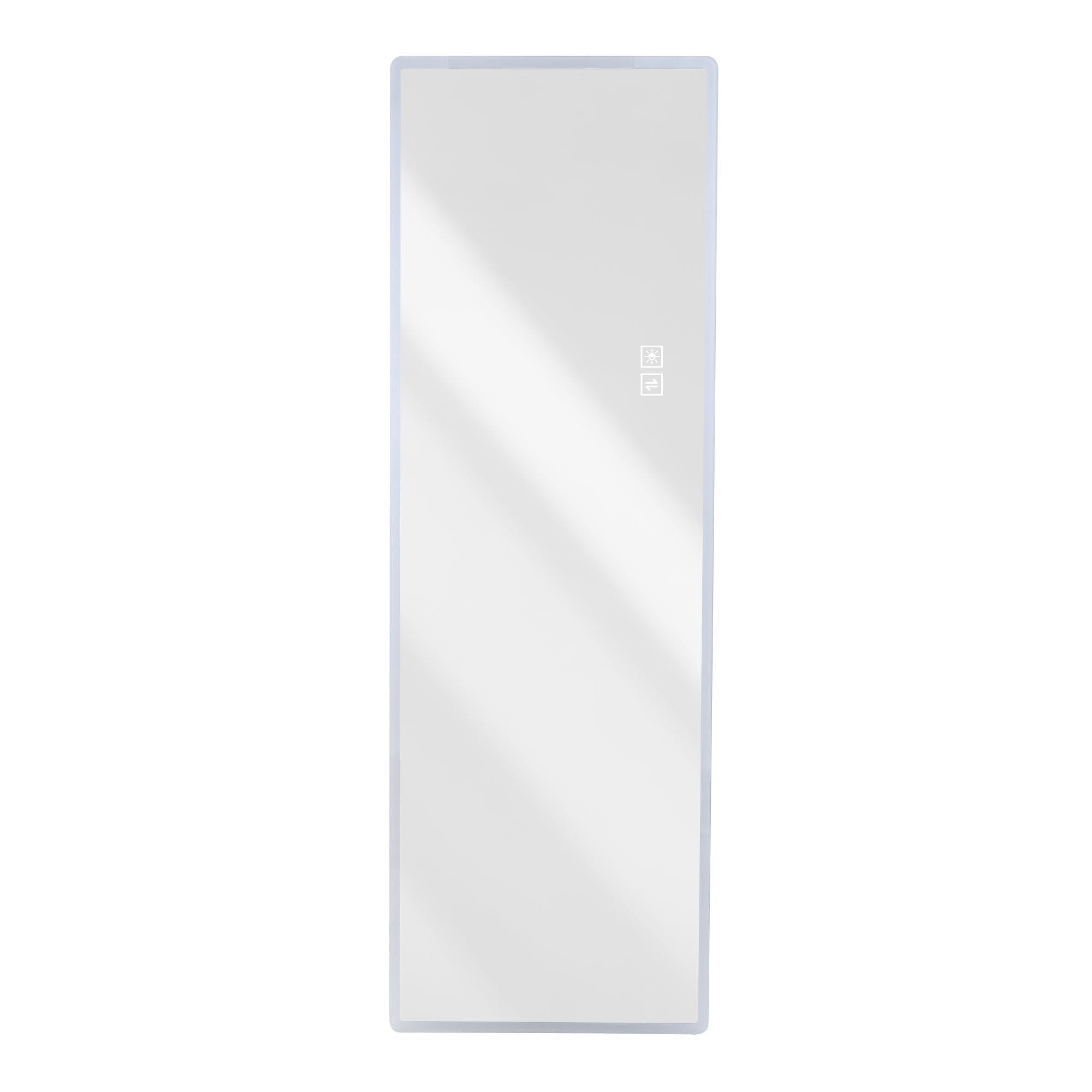 Full Length Mirror LED Lighted Wall Mounted 65x21.7 In Warm Cool Light