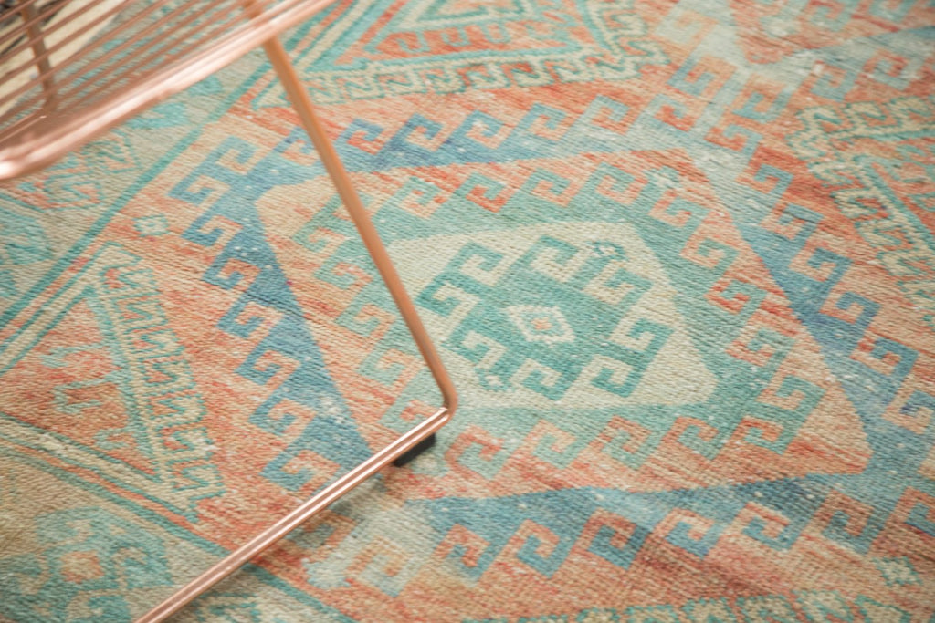 3.5x10.5 Vintage Distressed Oushak Rug Runner
