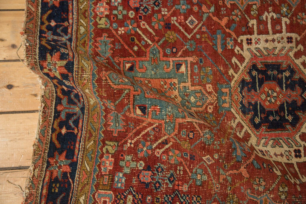 4x4.5 Antique Fine Karaja Square Rug