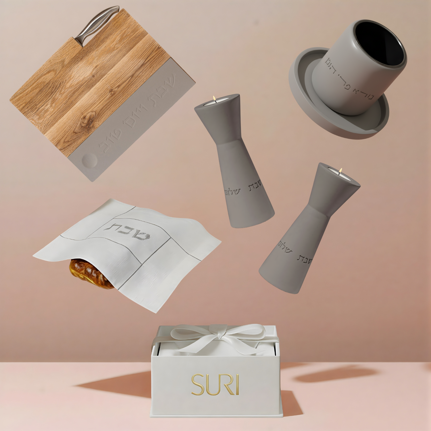 Luxury Handcrafted Judaica Home Decor Set – City Spirit Series