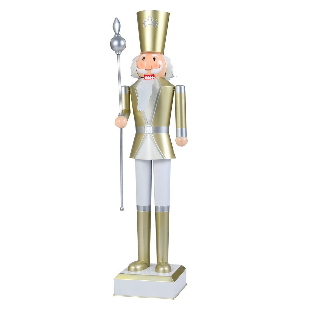 4 FT Christmas Nutcracker with High Hat & Beautiful Scepter