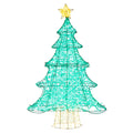 4 Feet Lighted Artificial Christmas Tree with 520 LED Lights and Top Star