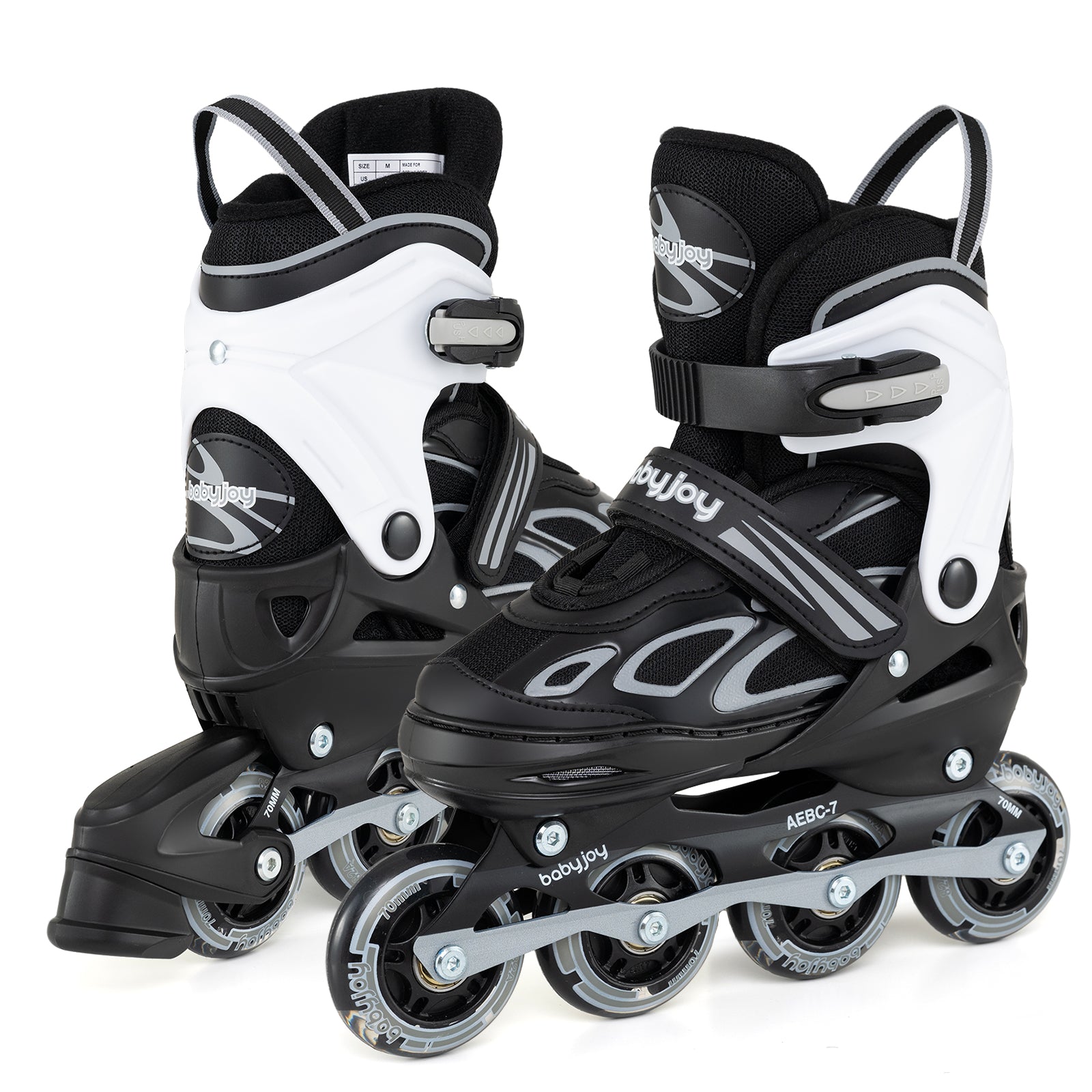 4 Sizes Adjustable Blade Roller with Light-up Wheels for Youth