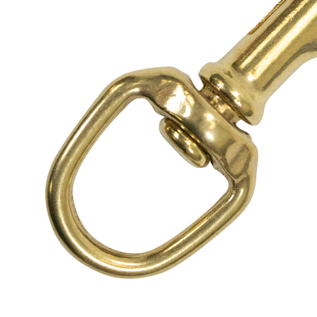 Scuba Diving 3-1/4" Butterfly Swivel Brass Bolt Snap