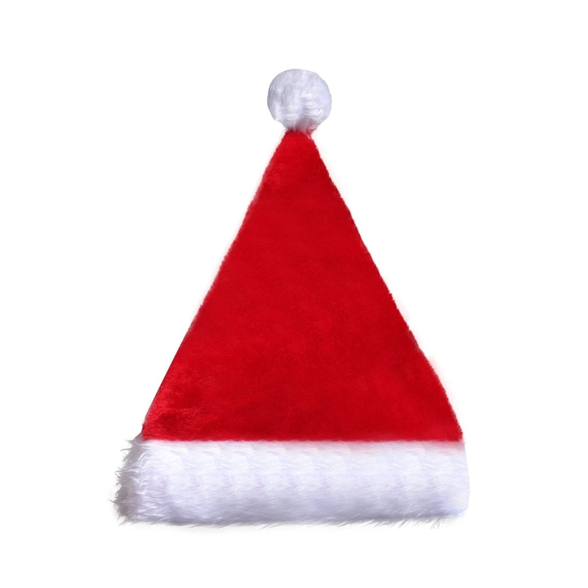 Mandotos Christmas Hat LED Light Plush Luminous Santa Hat For Children And Adults