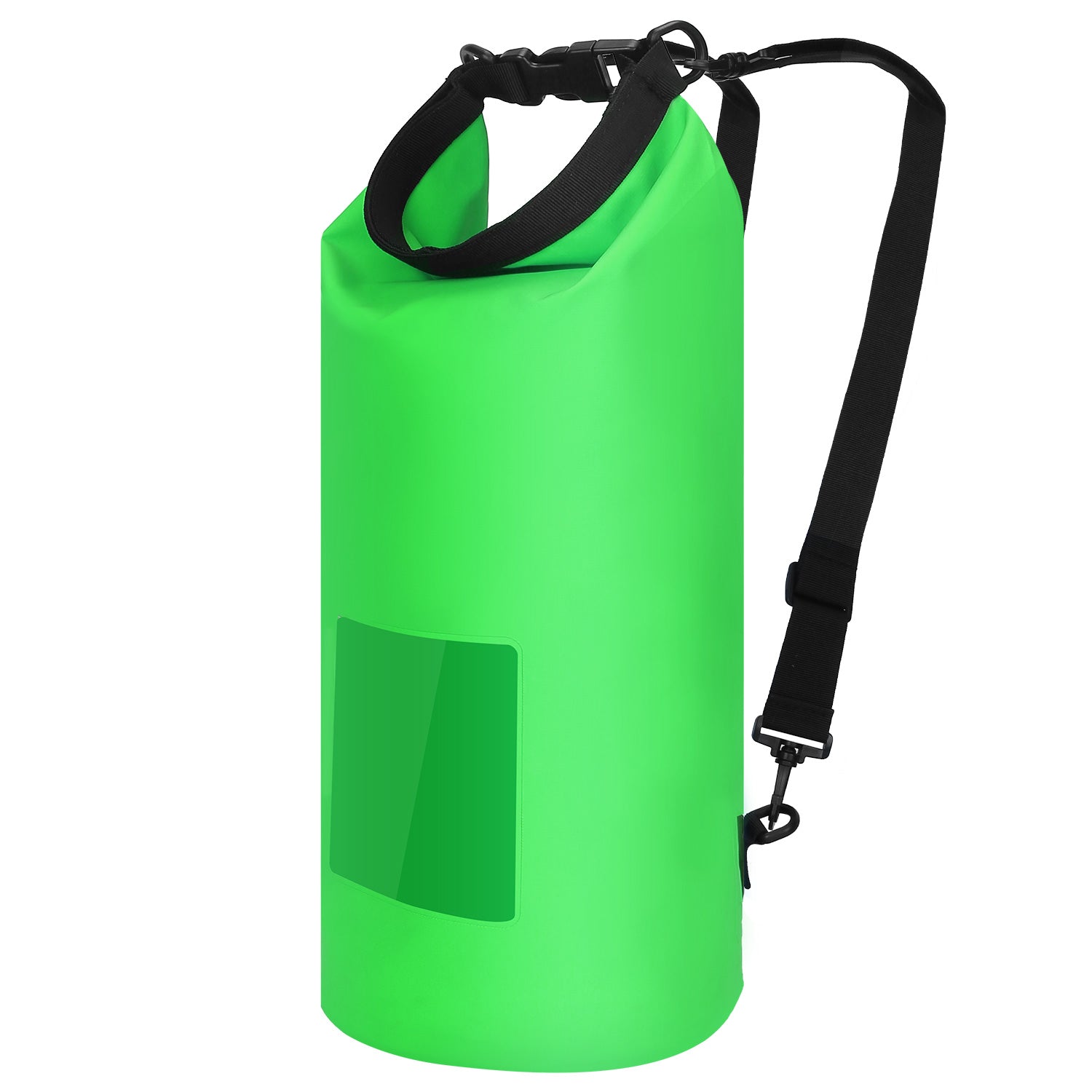Floating Waterproof Dry Bag Floating Dry Sacks with Observable Window 10L Roll Top Lightweight Dry Storage Bag for Kayaking Rafting Boating Swimming C