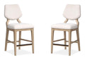 Sunset Cove - Counter Chair With Upholstered Seat and Back (Set of 2) - Sanibel Brown