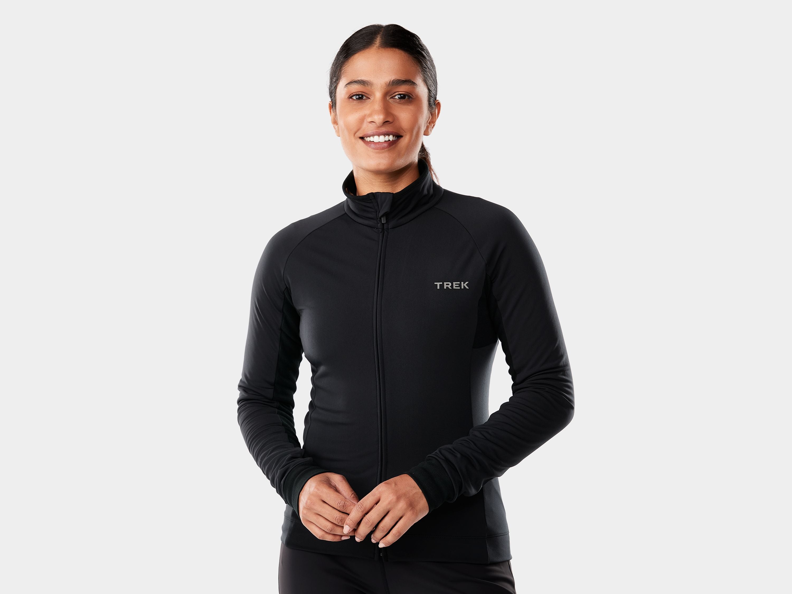 Trek Circuit Thermal Long Sleeve Women X-Large Black Jersey
