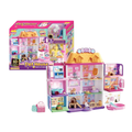 Pet House Playset with 5 Pets & 50+ Accessories (3D Dollhouse)