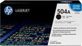 New, Pre-Owned - HP 504A Standard Yield Black LaserJet Toner Cartridge, CE250A