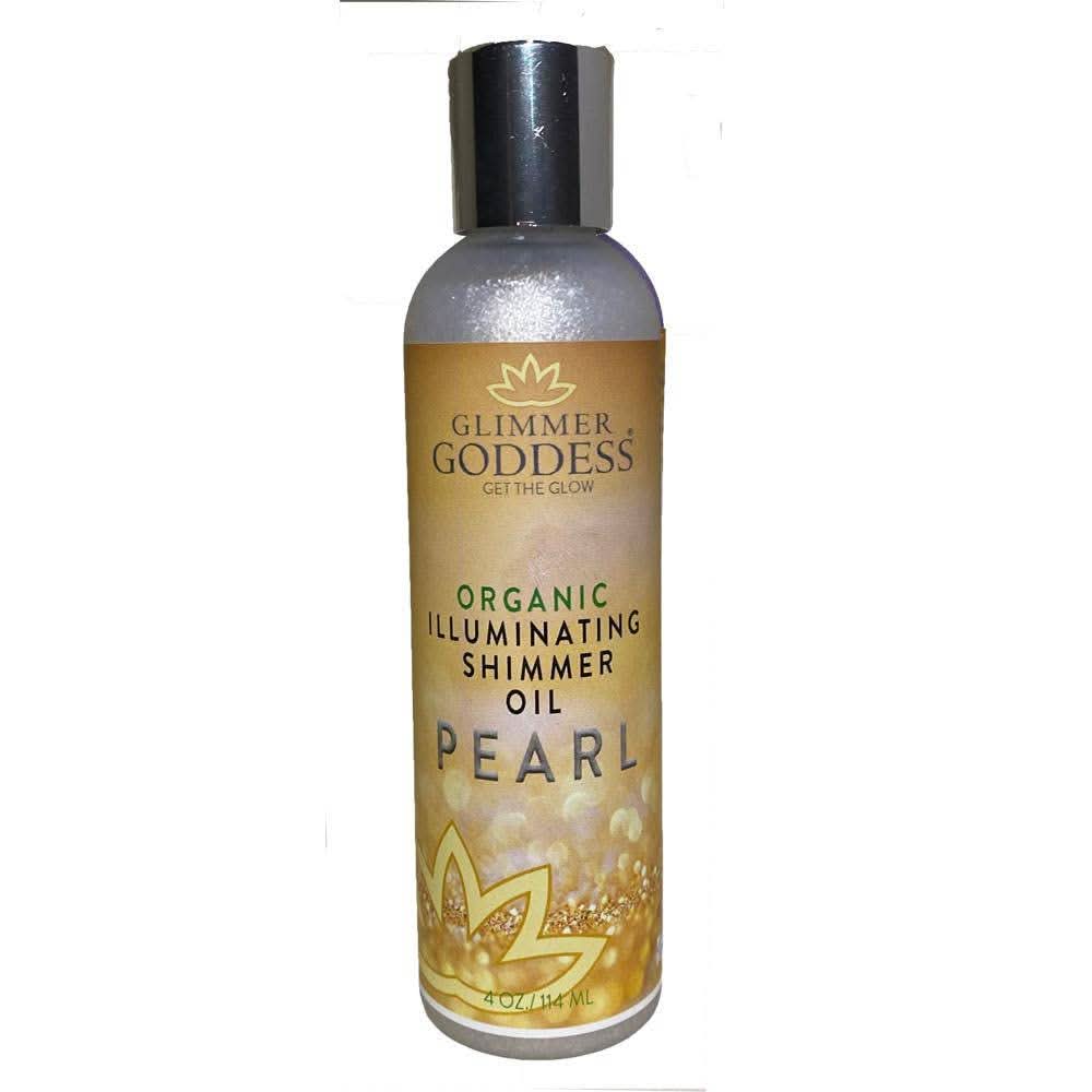 Glimmer Goddess Organic Illuminating Shimmer Oil - Diamond Pearl
