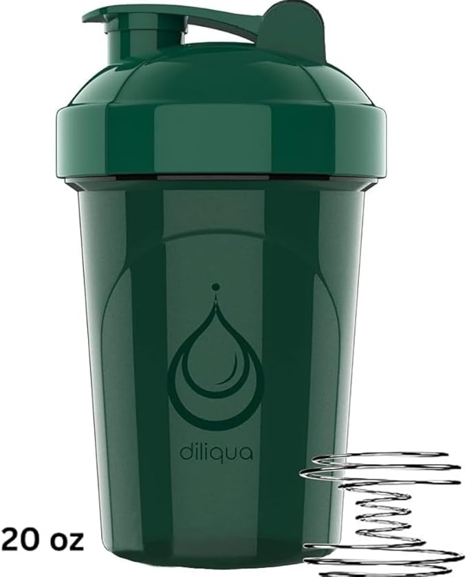 4 PACK, 20 oz Shaker Bottles with Wire Whisks for Protein Mixes | Leakproof Blender Shaker Bottle Pack | BPA-Free & Dishwasher Safe | Shaker bottle | Shaker Cups for shakes Bottle Pack