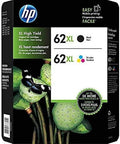 New, Pre-Owned - HP 62XL Black & Tri-Color Ink Cartridge - 2 Pack