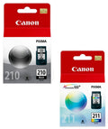 New, Pre-Owned - Canon PG-210 / CL-211 Black and Color Ink Cartridges