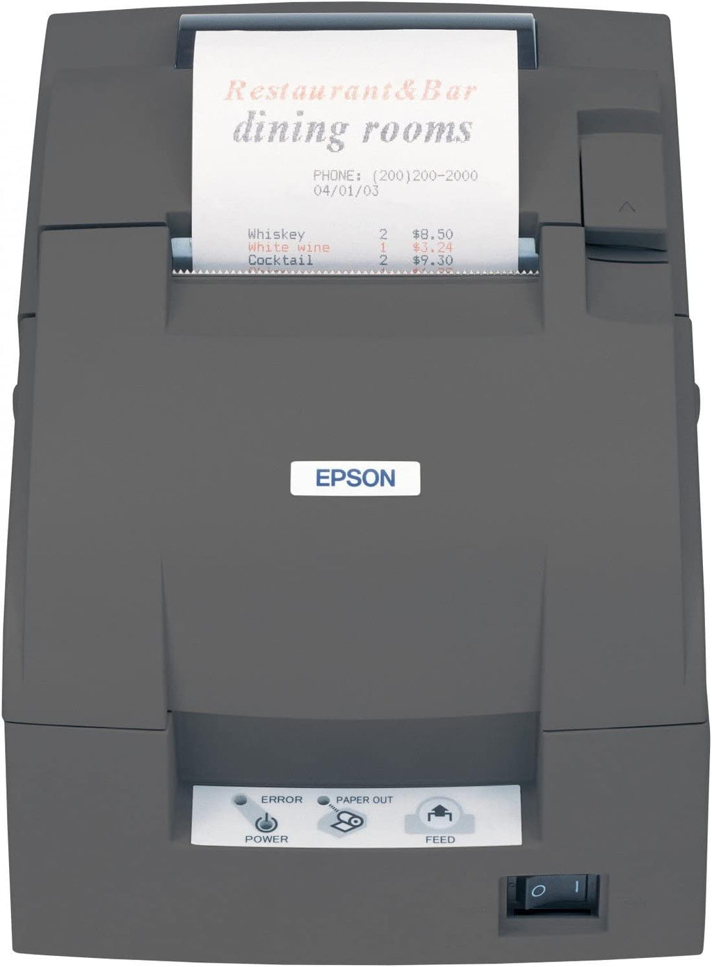 Epson TM-U220B Dark Gray Dot Matrix Printer 2.99" C31C514767
