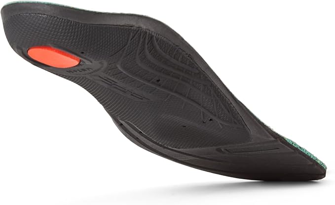Icebug Comfort Insoles with Dynamic Arch Support, Charcoal Medium Arch, M 4/W 5.5-6