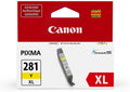 New, Pre-Owned - Canon CLI-281XL High Yield Yellow Ink Cartridge