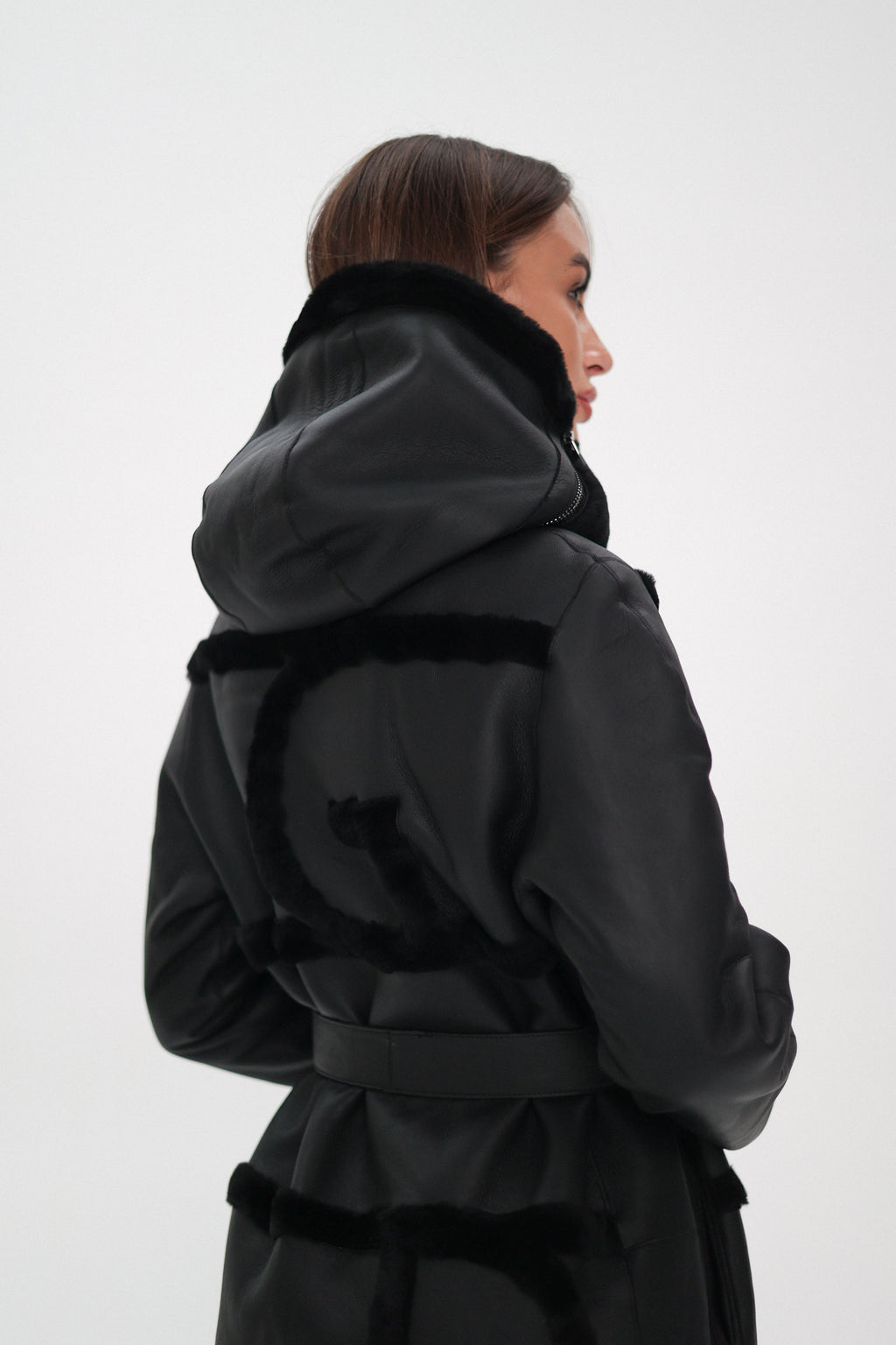 Genuine Shearling Lamb Leather ⇆ Reversible Coat