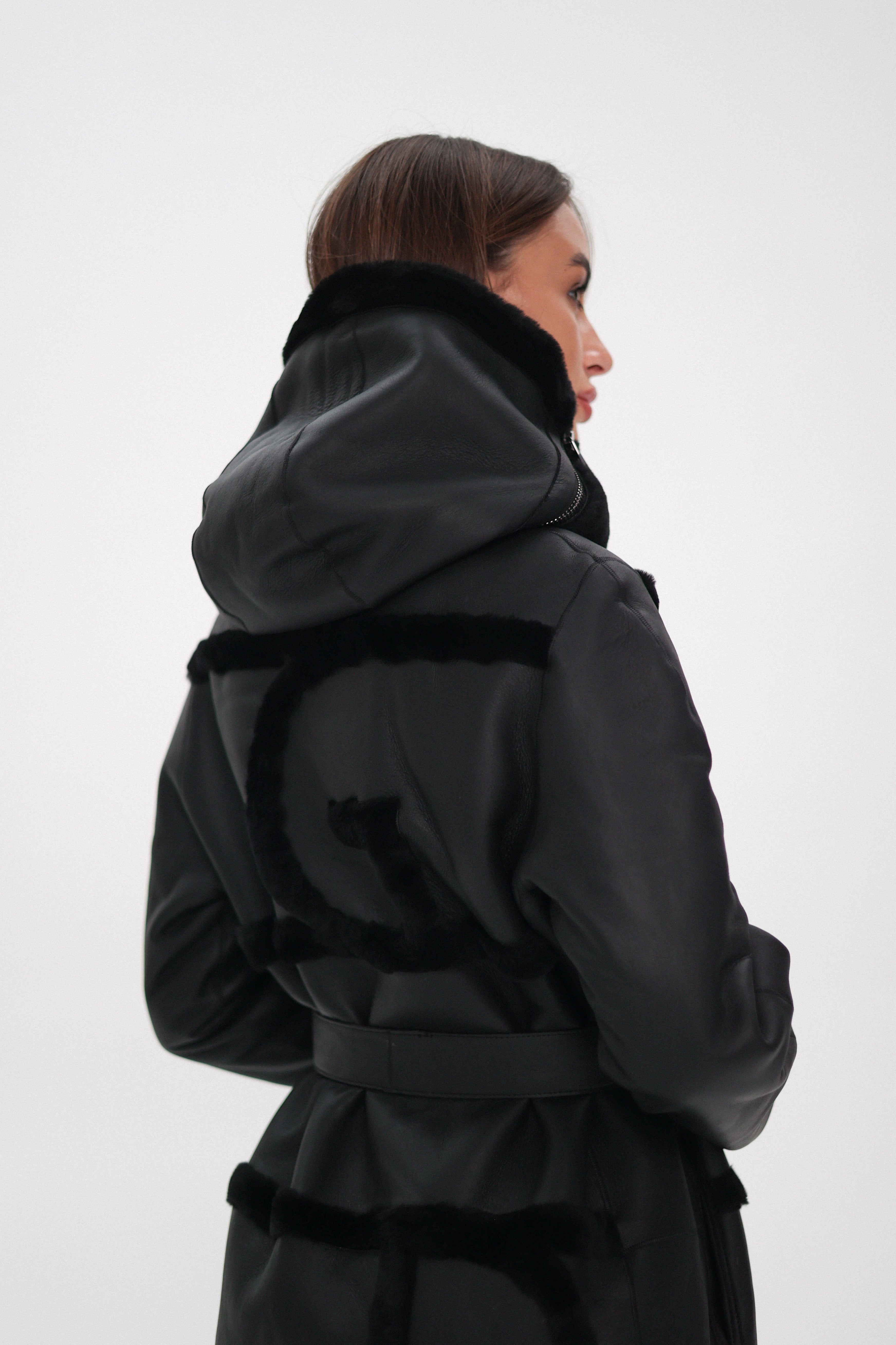 Genuine Shearling Lamb Leather ⇆ Reversible Coat