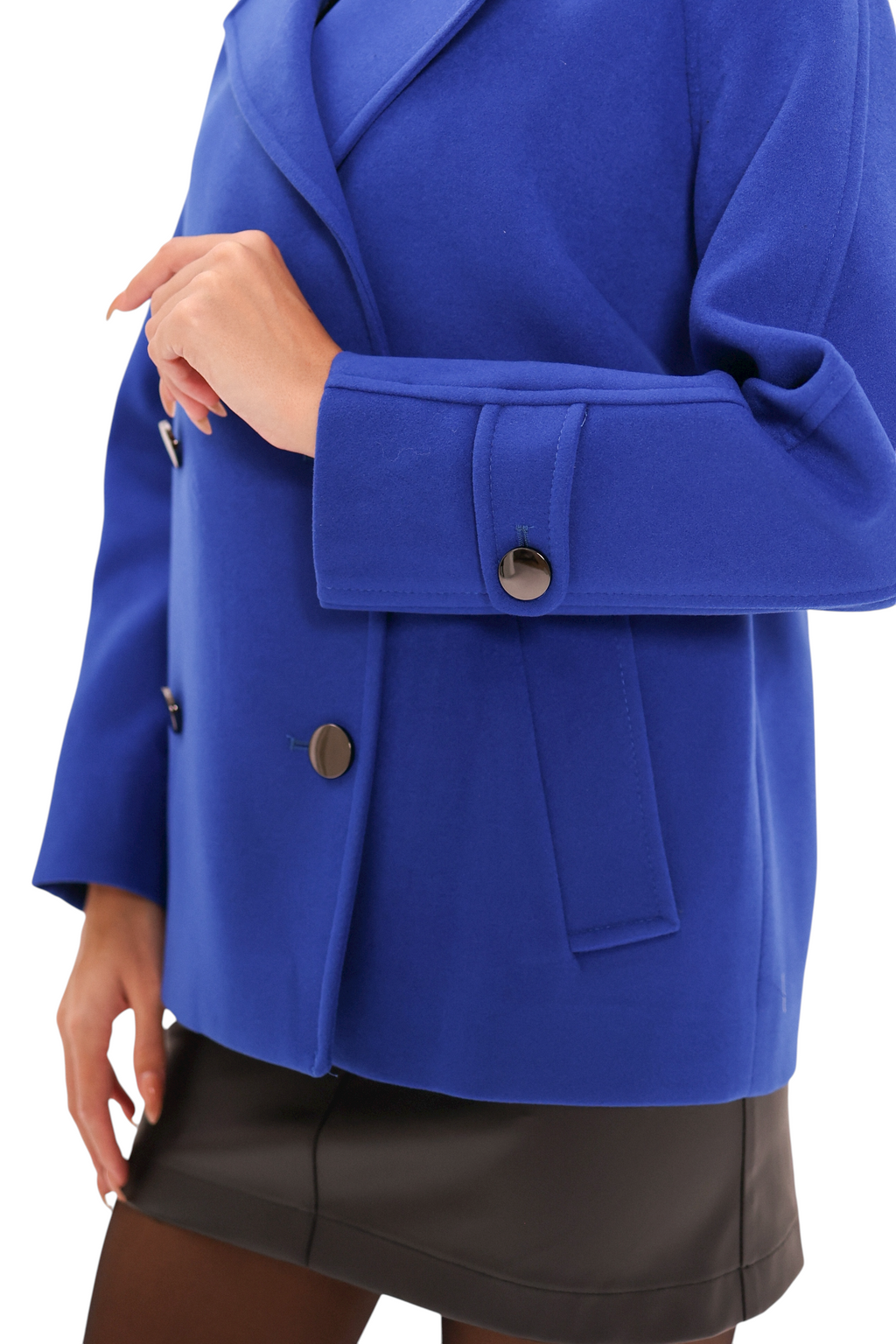 Sorrento Cashmere Blend Coat in Royal Blue