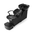 53-Inch Large Premium Salon Barber Backwash Shampoo Chair W/ Bowl, Sink & Footrest (SAK18745)