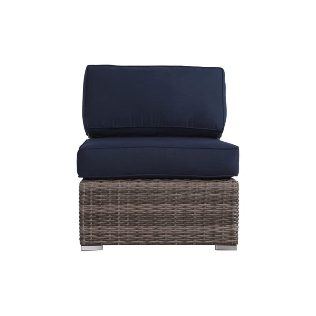 Stylish Rattan Wicker Person Seating Group With Premium Sunbrella Cushions Perfect For Outdoor Entertaining