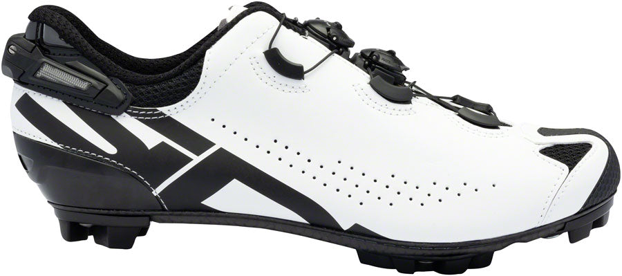 SIDI Tiger 2S SRS Mountain Clipless Shoes - Men's White/Black 39.5
