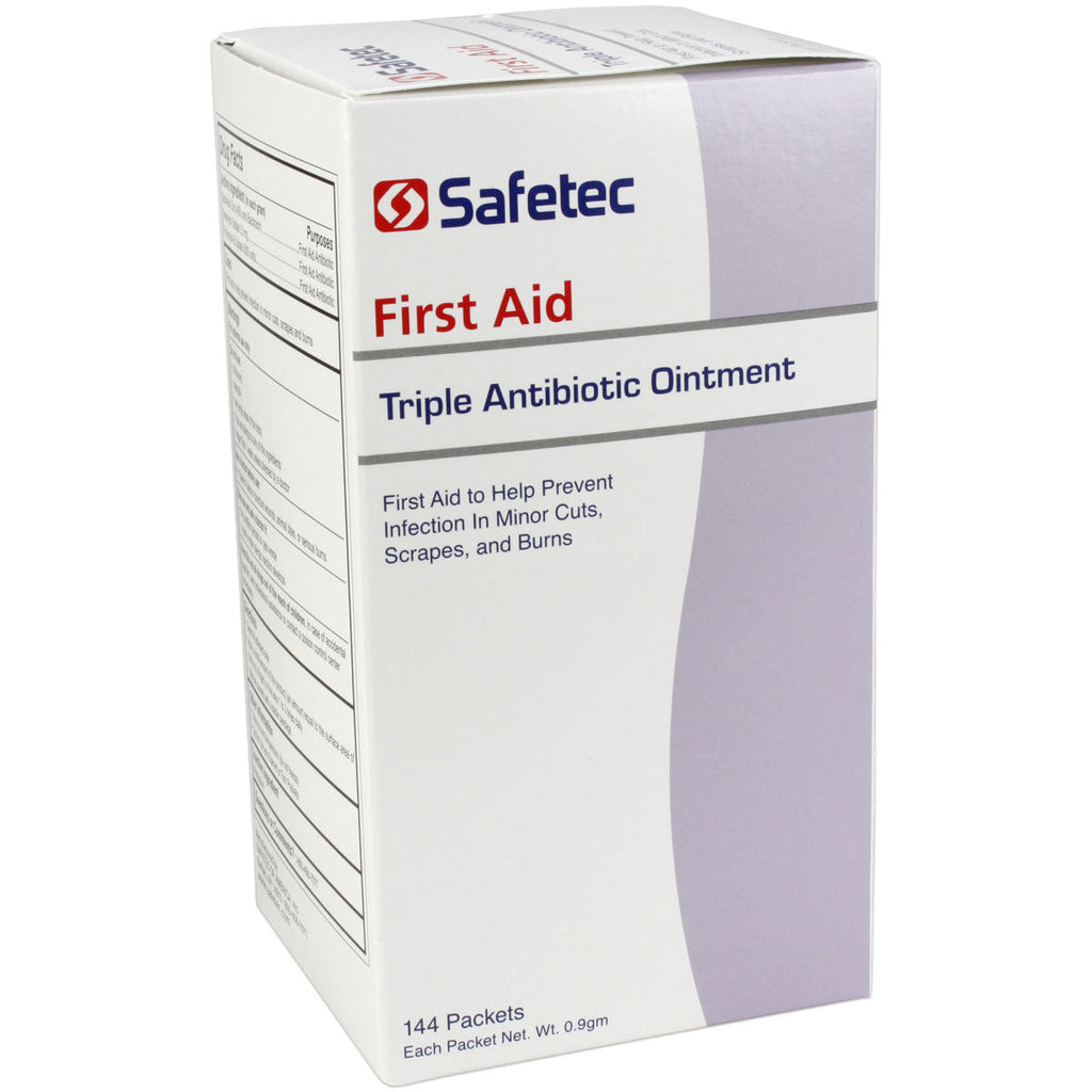 Triple Antibiotic .9gm. Pouch, 144 per box