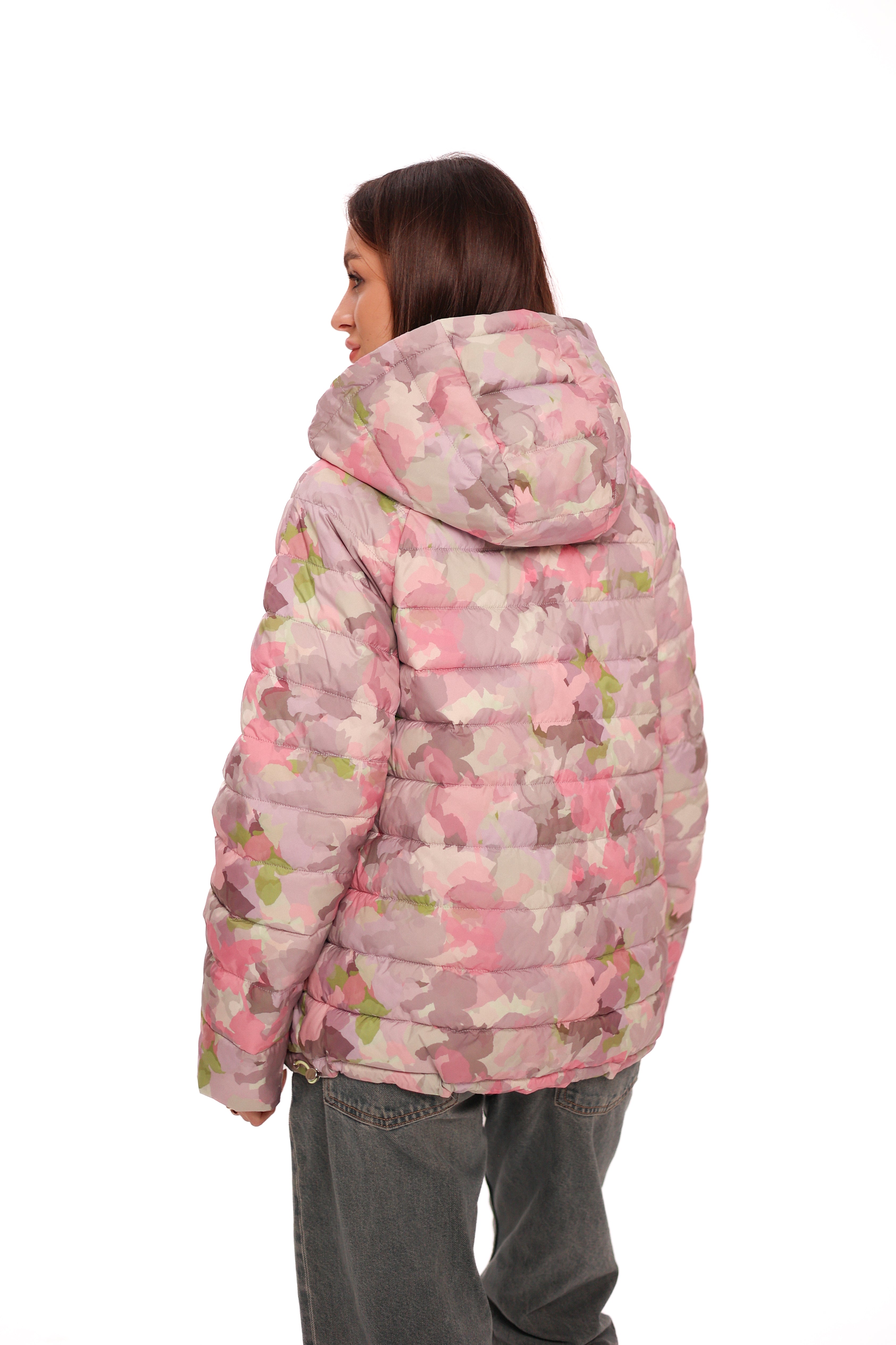 Reversible Demi-Season Jacket in Iris/Lemongrass