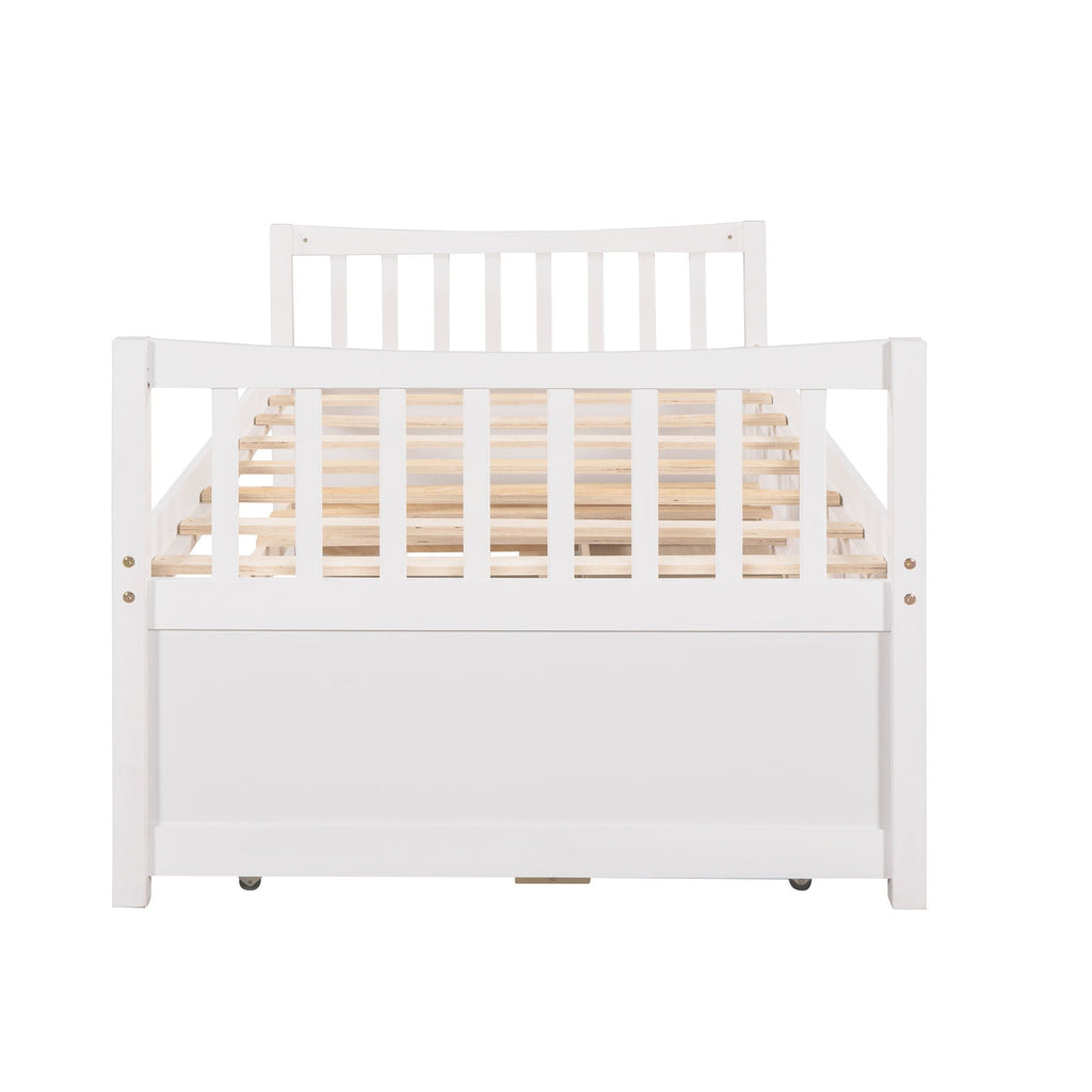 Twin Size Daybed With Trundle And Drawers