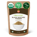 Organic Black Mustard Seed Powder – USDA Certified Organic Ground Mustard for Cooking & Seasoning