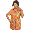 Brownstone Betties Zip-front Mini in Pumpkin & Olive
