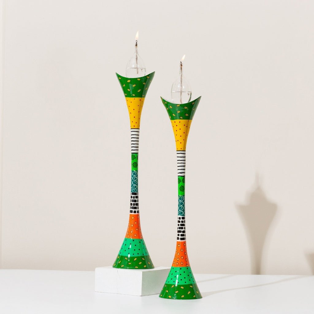 Elegant Handcrafted Candle Holders – Premium Curved Series