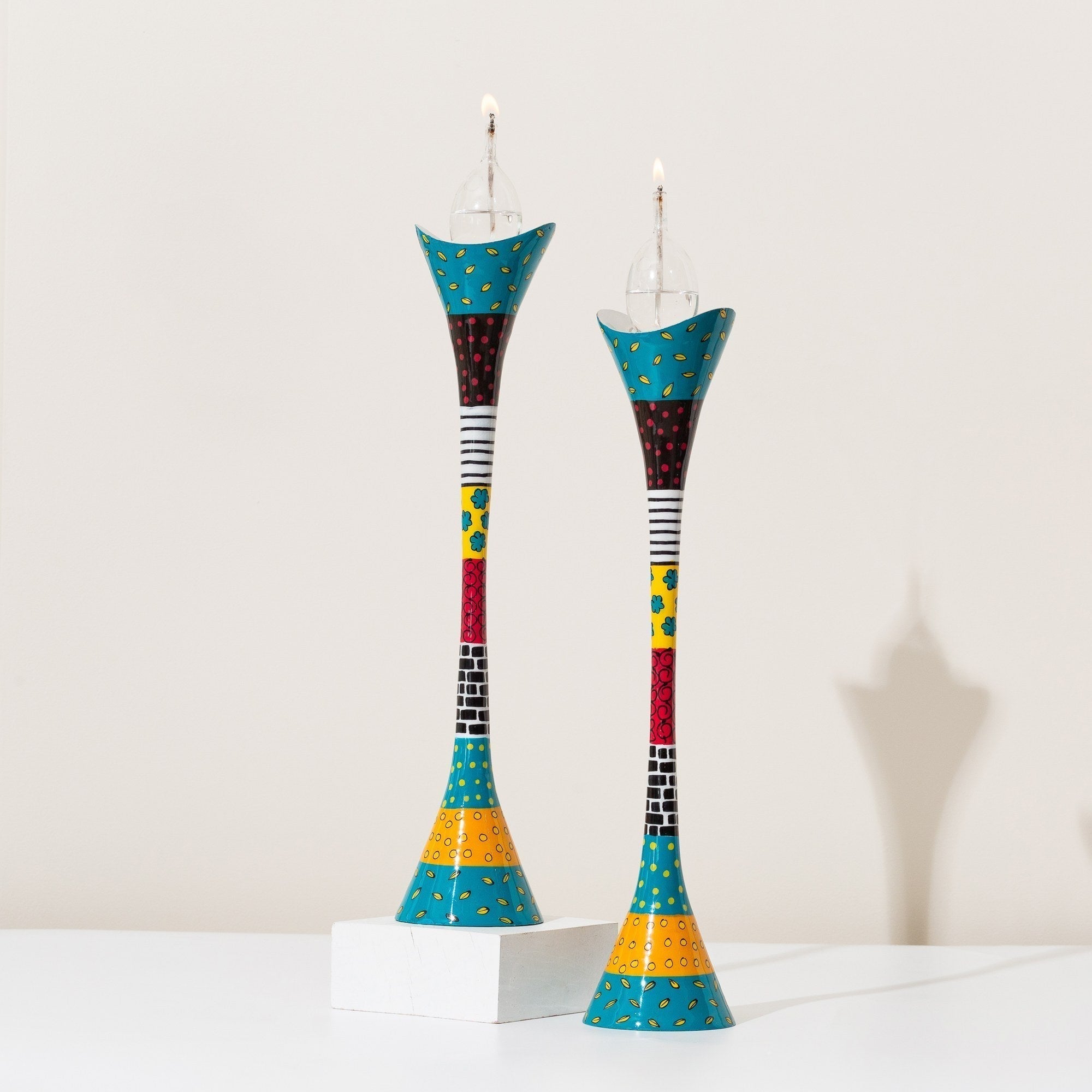 Elegant Handcrafted Candle Holders – Premium Curved Series