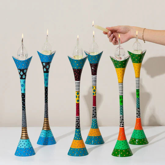 Luxury Handcrafted Aluminum Candle Holders – Premium Curved Series