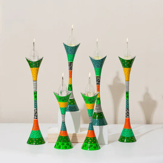 Luxury Handcrafted Candle Holders – Premium Curved Series