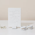 Elegant Handcrafted Blessing for the Home - Concrete Series