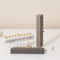 Minimalist Classic Concrete Menorah – The Miracle of Light Series